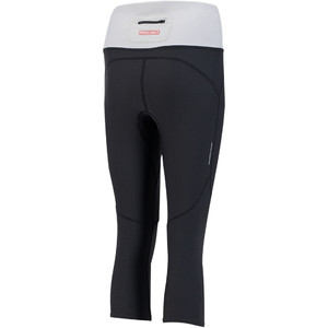 2023 Prolimit Womens Athletic Quick Dry 3/4 Leg SUP Trousers 14770 - Black / Light Grey